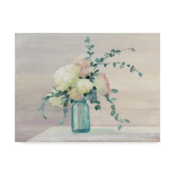 Julia Purinton 'Morning Bouquet' Canvas Art, 18x24, Trademark Fine Art, Mfr#: WAP05465-C1824GG